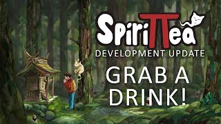 Spirittea Development Update  Grab a Drink [upl. by Ellerehc345]