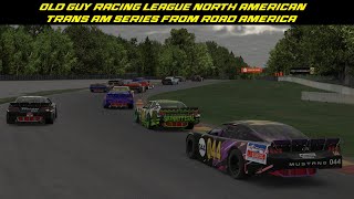 Old Guy Racing League North American Trans Am Series Race From Road America [upl. by Oaoj]