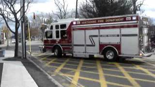 Hawthornenj FD Rescue 5 responds to an alarm [upl. by Trixi653]