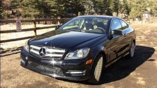 2012 MercedesBenz C350 Coupe Colorado Rockies Road Trip Review [upl. by Nanreik]