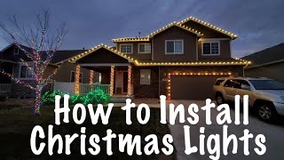 How to Hang Exterior Christmas Lights Like a Professional [upl. by Ambrosi478]