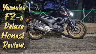 Yamaha FZsFI V3 BS6 Deluxe Honest Review [upl. by Atinnor]