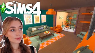 70s Style Living and Dining Room  Cozy Kitsch Kit  Speed Build [upl. by Seuqram216]