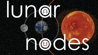 Lunar Nodes  north and south node [upl. by Suivatco]