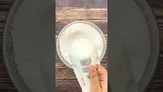 Whipped cream frosting  How to make perfect whipped cream in 7 minutes  Bakery style frosting [upl. by Mushro]