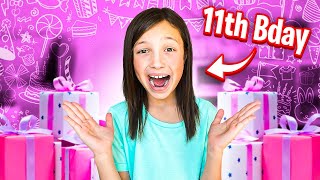 Surprising MY DAUGHTER With 11 GIFTS for Her 11th BIRTHDAY [upl. by Hands619]