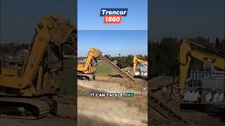 World largest trenching machine Trencor 1860 automobile contructions trenching trending [upl. by Eetsirhc]