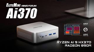 EliteMini Ai370 First Look The Most Powerful AMD iGPU In A Mini PC [upl. by Cherish535]