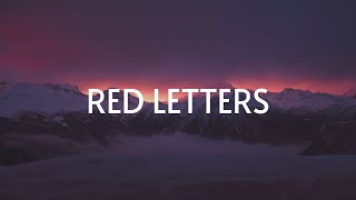 Crowder  Red Letters Lyrics [upl. by Ume957]