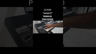 Yamaha PSRA3000 presents A beautiful recreation of זהבה בן  להשתגע Cover Song [upl. by Peterec]