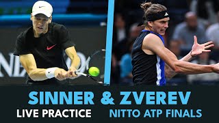 LIVE STREAM Casper Ruud amp Alex de Minaur Practice At The Nitto ATP Finals 2024 [upl. by Adnileb496]