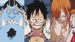 One Piece Episode 819 Anime Review  Jinbeis Burning Rescue [upl. by Ressay]