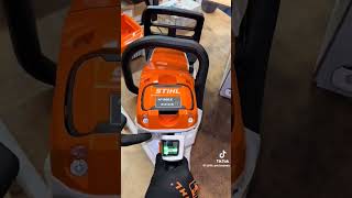 Stihl full Akku AP 500s tools chainsaw stihl fyp [upl. by Birdt434]