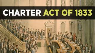 Charter Act 1833 history uppsc indianhistory [upl. by Winson669]