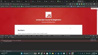 Web Design amp Development  HPP 20th October  JavaScript part14 [upl. by Cote]