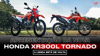 NOVA HONDA XR300L TORNADO  APRESENTAÇÃO DE TODOS OS DETALHES  A LENDA VOLTOU [upl. by Nnyrat65]