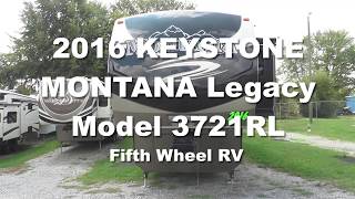 2016 Keystone Montana 3721RL Legacy Edition Fifth Wheel RV [upl. by Adnohsar]