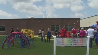 Inclusive playground opens for PreK students in Princeton [upl. by Felicio654]