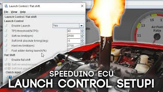 Speeduino Launch Control Guide  How To Set Up Launch Control For Flames 2Step or Hard Launches [upl. by Alanah]