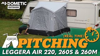 Dometic Leggera Air Awning Pitching amp Packing Real Time Video [upl. by Terces]