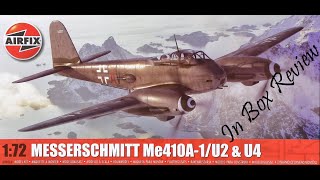 Airfix 172nd Scale Me 410 In Box Review 2023 [upl. by Eentruok]