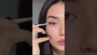 Fox Eyeliner tutorial 👁️makeup eyestutorial girl nasty [upl. by Evilo266]