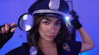 ASMR Cop interrogates you but inaudibly 🔍 [upl. by Bamby]