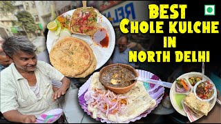 Best Chole Kulche In North Delhi  Street Food In Delhi [upl. by Kcirdla114]