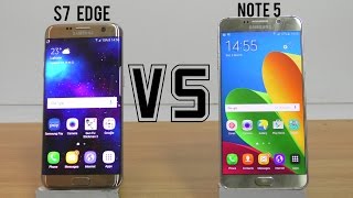 Samsung Galaxy S7 Edge vs Note 5  Review amp Camera Test 4K [upl. by Okuy]