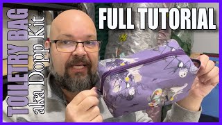 Toiletries Bag Full Tutorial DIY Sewing Project [upl. by Malvino]