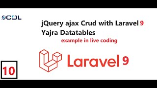 10 jQuery ajax Crud with Laravel Yajra Datatable l Intro with Series  Ajax tutorial in Laravel [upl. by Belsky]