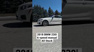 2018 BMW 230i Manual  Flyby [upl. by Danya]