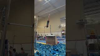 Bar dismounts gymnast subscribe flip bars [upl. by Ainitsirk]