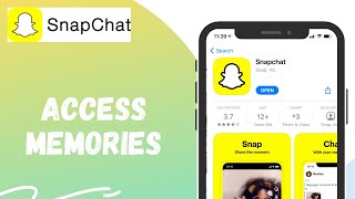 How to Access Memories on Snapchat  2021 [upl. by Bergin566]