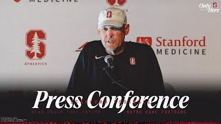 Stanford Football Postgame Press Conference  Notre Dame [upl. by Bunow]