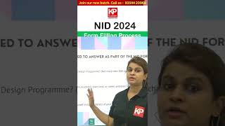 NID 2024 Form Filling Process  Preparation Guidance  KP CLASSES Malviya Nagar Delhi [upl. by Naig596]