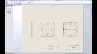 Solidworks  Drawing amp Dimensioning [upl. by Einahpats410]