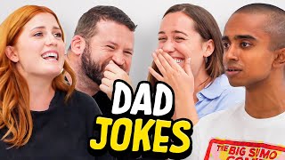 Dad Jokes  Dont laugh Challenge  Sam x Akila vs Andrew x Chloe  Raise Your Spirits [upl. by Enniroc]