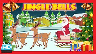 JINGLE BELLS JINGLE BELLS jingle all the way with Lyrics [upl. by Elocal407]