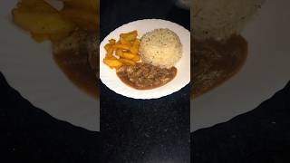 Plating stewed beef with seasoned potato wedges and cumin rice  Plating Basics [upl. by Coraline15]