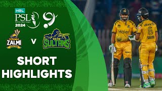 Short Highlights  Peshawar Zalmi vs Multan Sultans  Match 21  HBL PSL 9  M1Z2U [upl. by Ynnos491]