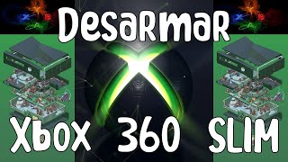 Desarmar destapar Xbox 360 Slim y armarlo [upl. by Annawot]