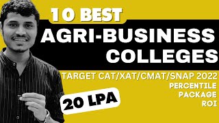 TOP 10 AgriBusiness Management ABM Colleges  Fees  Placements  Cutoff CATXATCMAT 2023 [upl. by Corkhill984]