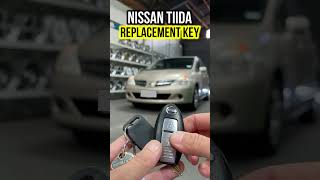 NISSAN TIIDA REPLACEMENT KEY [upl. by Amick]