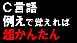 C言語を超かんたんに解説【例えで直感的に理解可能】 [upl. by Beutner]