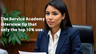 Service Academy Nominaton Interview Tip that all top candidates use [upl. by Niawat]