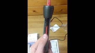 Marineland submersible heater 100w 29g reveiw [upl. by Ynattib902]