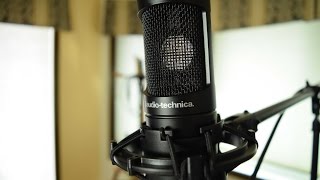 Audio Technica AT2035 Unboxing and Sound Demo  Audio Gear [upl. by Freud]