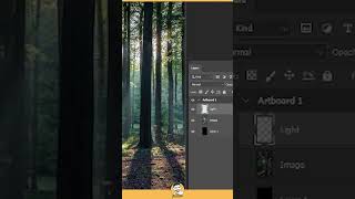 How to create Sunlight effect in Photoshop adobe photoediting photoshop [upl. by Siegler]