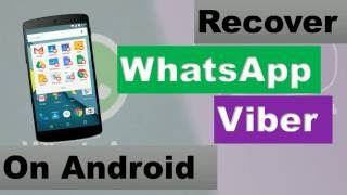 How to Recover Deleted ViberWhatsApp Messages on Android [upl. by Clellan]